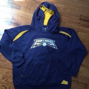 YOUTH LIGHTNING BASKETBALL SWEATSHIRT XL EUC HOODY